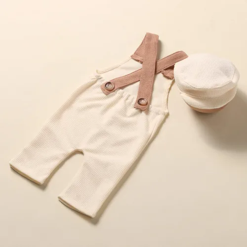 Vista 4 de Accesorios de fotografía para recién nacidos, trajes de bebé para niño recién nacido, sesión de fotos, traje de caballero