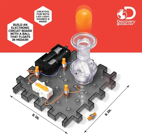 Vista 6 de Discovery #MINDBLOWN - Juego de mini experimentos electrónicos de circuitos de acción, kit de juguete de ingeniería para construir tú mismo, explora
