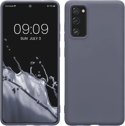 Vista 18 de kwmobile Funda compatible con Samsung Galaxy S20 FE - Funda protectora de silicona TPU suave y delgada - Azul Báltico