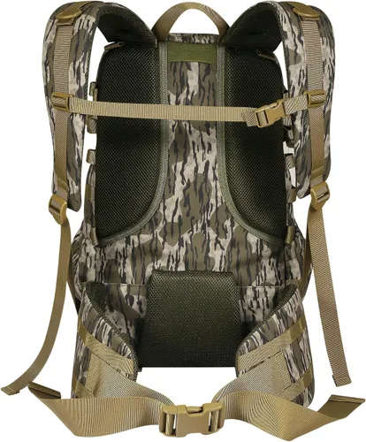 Vista 3 de UIIHUNT Mochila de caza con silla de montar, mochila silenciosa para bastones de caza y plataforma, diseño modular con cinturón extraíble, panel
