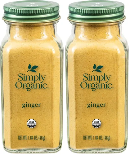 Vista 14 de Simply Organic - Raíz de jengibre orgánica cultivada certificada, contenedor de 1.64-onzas Sin ETO, no irradiado, sin OMG, complementa platos