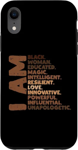 Vista 25 de I Am Black Woman Melanin Africa Pride History BHM Women Gift Case for iPhone 17