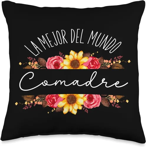 Vista 4 de La Mejor Comadre Del Mundo Madrina Española Comadre Almohada