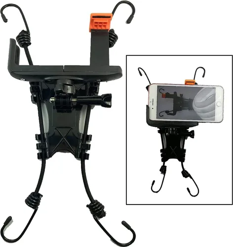 Vista 7 de Pmsanzay Soporte de montaje de valla para cámaras y teléfonos inteligentes - Negro