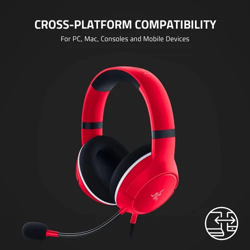 Vista 7 de Razer Kaira X Wired Headset for Xbox Series XS, Xbox One, PC, Mac & Mobile Devices TriForce 50mm Drivers - HyperClear Cardioid Mic - Memory Foam Ear