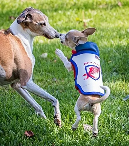 Vista 9 de Chaleco para mascotas resistente a pinchazos para perros pequeños, protección a prueba de garras contra ataques de coyotes, halcones, aves de presa