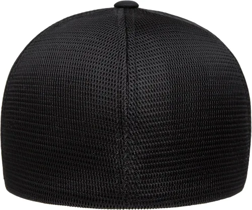 Vista 3 de Flexfit Melange Unipanel Trucker Cap Negro