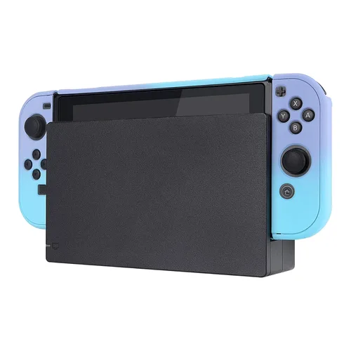 Vista 7 de eXtremeRate PlayVital Cover for Nintendo Switch, Protective Case Protector for Switch - Shock-Absorbent Anti-Scratch Dockable Durable Hard Shell