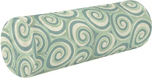 Vista 13 de Yuiboo Almohada de almohada de cuello pequeño beige decorativa de 5.5 x 17 pulgadas, almohadas redondas pequeñas para sillas cilíndricas de espuma