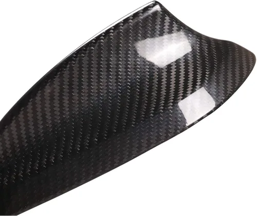 Vista 6 de YIWANG 100% fibra de carbono real para BMW F15 F20 F21 F16 F45 F46 F26 F48 F49 F85 F86 G02 2012-2019 Shark Fin cubierta de antena