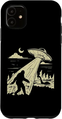 Vista 8 de UFO Bigfoot Sasquatch Lochness Monster Funny Believe - Funda de regalo para iPhone 17