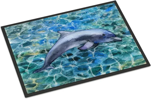 Vista 54 de Caroline's Treasures BB5366MAT - Tapete para puerta delantera de 18 x 27 pulgadas, para interiores y exteriores, antideslizante, lavable, de pelo
