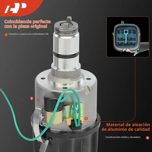 Vista 7 de Distribuidor de encendido A-Premium con tapa y rotor Compatible con Volkswagen Beetle, Campmobile, Fastback, Karmann Ghia, Rabbit, Scirocco