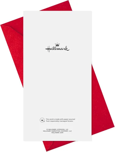 Vista 6 de Hallmark - Paquete de tarjeteros para Navidad o tarjetas de regalo, Poinsettias muy alegres (10 tarjetas con sobres)