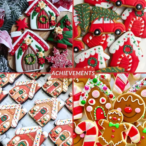 Vista 4 de Juego de 3 cortadores de galletas de jengibre, acero inoxidable, 8,9/6,6/2.0 in Three gingerbread house sizes, approx. 3.5/2.6/2.0 in, for dough