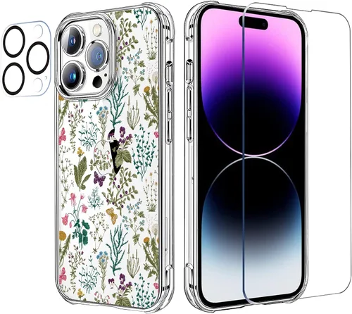 Vista 127 de Funda transparente de girasol compatible con iPhone SE 2022 SE 2020 7 8, funda trasera floral para niñas y mujeres, funda protectora transparente