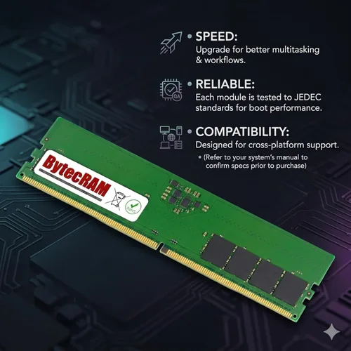 Vista 2 de Reemplazo de 16 GB 13L74AT para memoria HP DDR4 3200MHz UDIMM