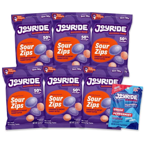 Vista 9 de JOYRIDE Paquete variado de Halloween, dulces saludables de Halloween