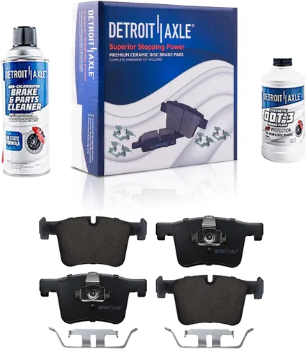Vista 38 de Detroit Axle - Pastillas de Freno Delantero Izquierdo Reemplazo de Pinza de Disco para Ford Fusion Mazda 6 Lincoln MKZ Mercury Milan 2006-2012