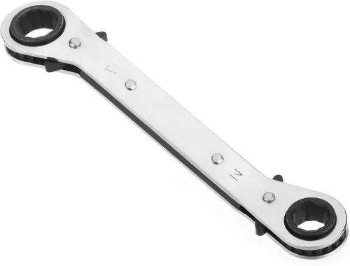 Vista 10 de Auniwaig 1/4 "-5/16 "Llave de trinquete reversible Cr-v Offset doble caja final llave de trinquete doble caja final llave de trinquete 1pcs