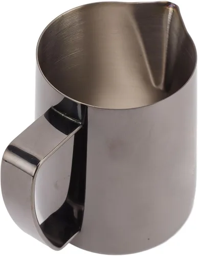 Vista 8 de CHICIRIS Jarra espumadora de leche de 20 onzas, taza espumadora de leche de 20 onzas, con boca puntiaguda, accesorios de espresso, jarra de leche