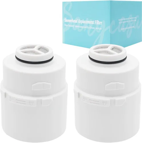 Vista 8 de SANYCASA Filtro de ducha para cabezal de ducha de belleza SANYCASA, filtro KDF-55 recomendado por dermatólogos para suavizar el agua dura, mejora