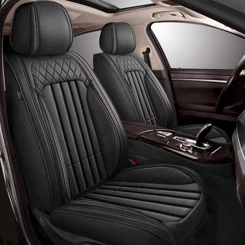 Vista 16 de Fundas de asiento para Kia Optima 2001-2020, asientos delanteros, protector de asiento impermeable, soporte ergonómico de cintura, para decoración