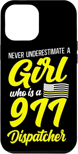 Vista 26 de 911 Dispatcher Thin Gold Yellow Line Girl Female Never Case for iPhone 16