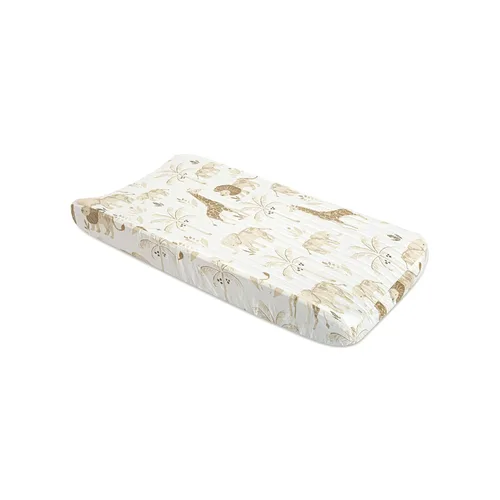 Vista 12 de Funda para cambiador Crane Baby, 100% exterior de sarga de algodón, temática de vida en la playa, 40.6 cm x 81.3 cm, fundas ajustadas