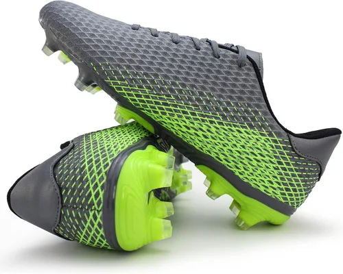 Vista 5 de Hawkwell Zapatos de fútbol atléticos para hombre para niños grandes jóvenes entrenamiento al aire libre tacos de fútbol firme