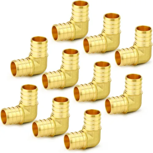 Vista 16 de GASHER 10 piezas sin plomo latón 1 "acoplamiento Pex, accesorios Pex de 1 pulgada para tubería Pex