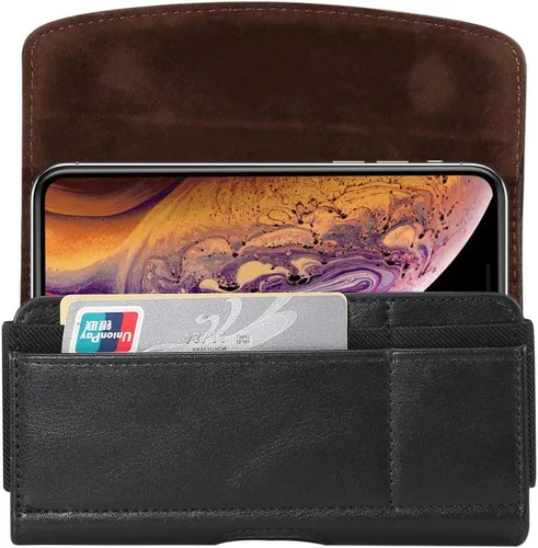 Vista 2 de Funda horizontal para teléfono celular con clip para cinturón para Samsung Galaxy S24 Plus/S22 Plus/S20 FE/ S23 Plus/S23 FE A15 A52 A53 A33 A33 A35