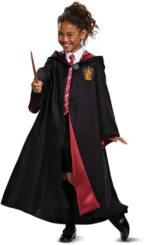 Vista 6 de Harry Potter Hogwarts - Bata clásica para niños, disfraz, accesorio