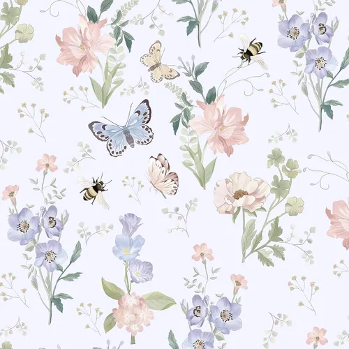 Vista 11 de Vinjiasin Papel tapiz autoadhesivo para despegar y pegar, papel de contacto floral beige, hojas de flores vintage autoadhesivo, papel de pared
