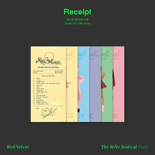 Vista 7 de K-POP [3 regalo] Red Velvet The Reve Festival Finale álbum de reempaquetado [Scrapbook ver] CD+Póster plegado+Tarjeta fotográfica extra+Máscara 3D