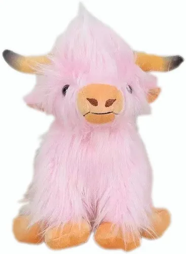 Vista 8 de YUKOUQIAN Animal de peluche de llama, juguete de alpaca suave y lindo de 25 cm para niñas y niños (azul Alpaca Yinghua)