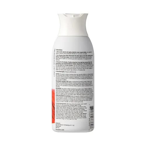 Vista 3 de Kiss Express - Tinte semipermanente para el cabello, 3.5 onzas líquidas (3.4 fl oz), paquete de 2, mermelada naranja