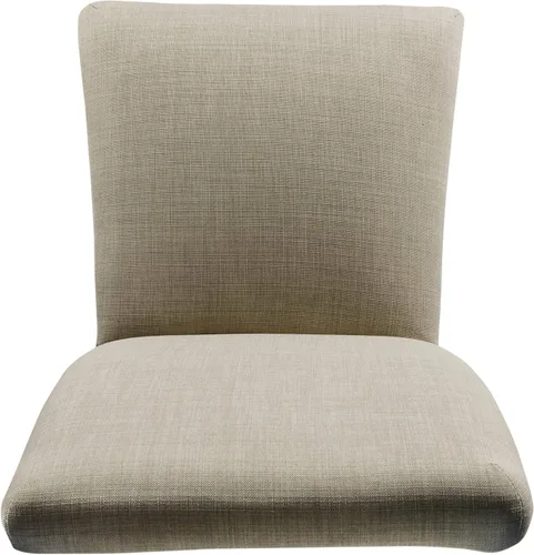 Vista 12 de Homepop Decoración del hogar Sillas de comedor clásicas tapizadas Parsons Juego de 2 sillas de comedor decorativas con ribete de cabeza