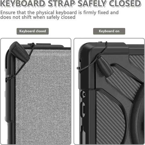 Vista 8 de Junfire Funda para Microsoft Surface Go 4 2023/Surface Go 3/Surface Go 2, a prueba de golpes, Surface Go de 10.5 pulgadas, correa de mano/soporte