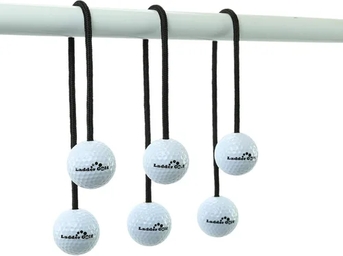 Vista 5 de Ladder Golf Official Hard Bolas, 3PK Rojo