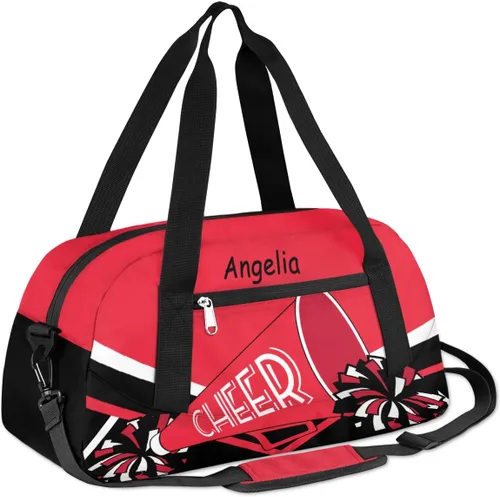 Vista 3 de Cheerleader - Bolsas de lona para niñas, para animadoras, deportes, gimnasio, animadoras, bolsa de lona, Animación personalizada 4