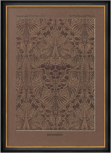 Vista 298 de MUDECOR Lienzo enmarcado prémium para pared, pinos nevados en bosque de invierno, ilustraciones modernas, arte contemporáneo, escénico, divertido