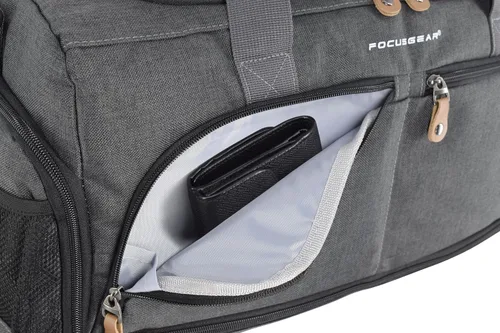 Vista 3 de Ultimate Gym Bag 2.0 La bolsa de lona duradera diseñada por Crowdsource con 10 compartimentos óptimos que incluyen bolsa resistente al agua