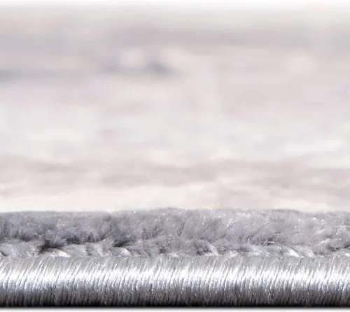 Vista 5 de Unique Loom Aberdeen Collection - Alfombra Chatsworth (5 pies 3 pulgadas x 8 pies, ovalada, gris/marfil)