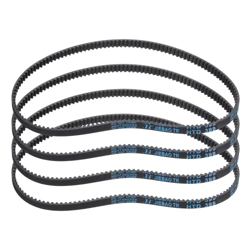 Vista 56 de uxcell 4 piezas HTD-3M Correa de Distribución de Goma 48 Dientes, Longitud de Paso 144mm x Ancho 6mm x Altura 2.4mm, Correa de Polea de Distribución
