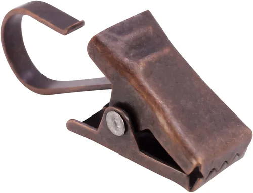 Vista 13 de BIHRTC Paquete de 25 mini clips para cortinas, ganchos para cortinas, clips para varillas, clips para luces, ganchos en S de acero inoxidable