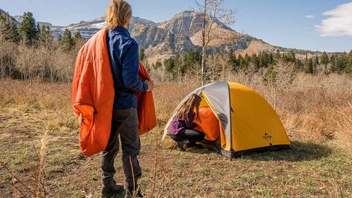 Vista 9 de TETON Sports ALTOS, saco de dormir de 20 grados y 0 grados para adultos, saco de dormir ligero y cálido para momia para camping, senderismo
