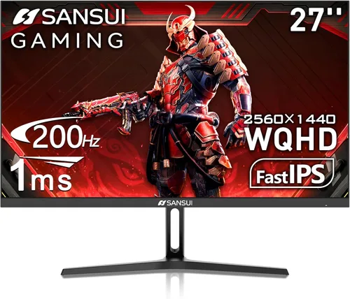 Vista 10 de SANSUI - Monitor de 22 Pulgadas 120Hz, Monitor de Computadora FHD con Relación de Contraste 4000:1 con Sincronización Adaptativa, HDR 100% sRGB