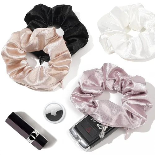 Vista 14 de Scrunchies de bolsillo con cremallera oculta