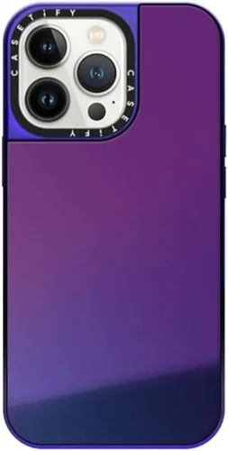 Vista 53 de CASETiFY Funda de espejo para iPhone Air [Reflejante/Compatible con Magsafe / Protección contra caídas de 4.9 pies de grado militar 1X] - Negro